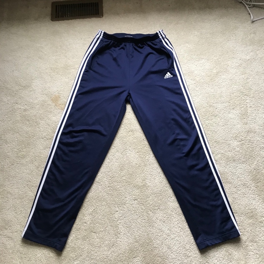 Adidas button leg sweat pants